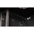 Шкаф 19" телекоммуникационный настенный, 9U 501x600х450 мм, дверь перфорация, черный